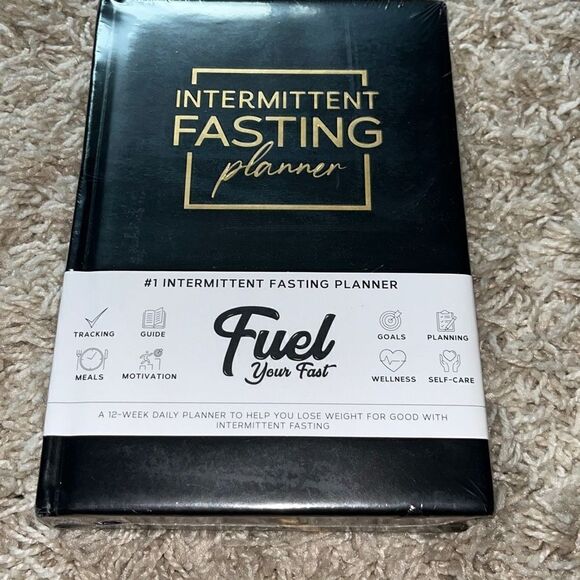 Intermittent Fasting Planner-Fuel Your Fast-NEW Diet Nutrition Meal Prep Health - Picture 2 of 7